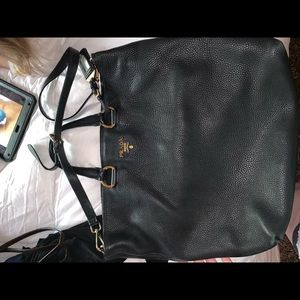 Prada leather tote